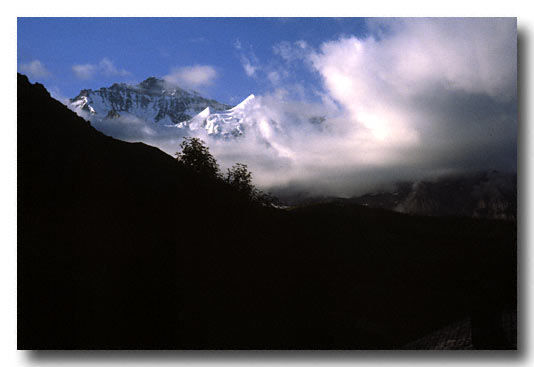 Scan from a slide - View on the way from Chamoniox France 