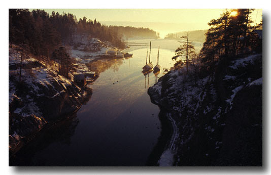 Sunrise - scan from a slide