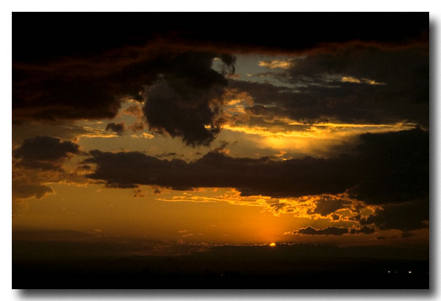 Sunset over Albuquerque