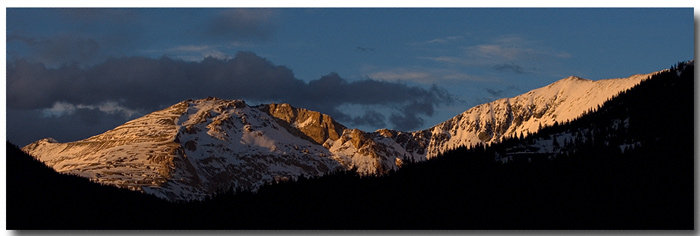 panorama of the Climax Molybdenum mine near Leadville, CO 